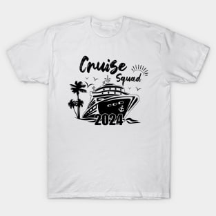 Cruise Squad 2024 Group Gifts Vacation Family Matching T-Shirt